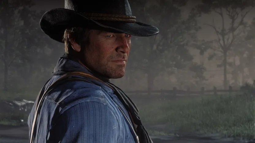 Red Dead Redemption 2 official in-game screenshot of Arthur Morgan