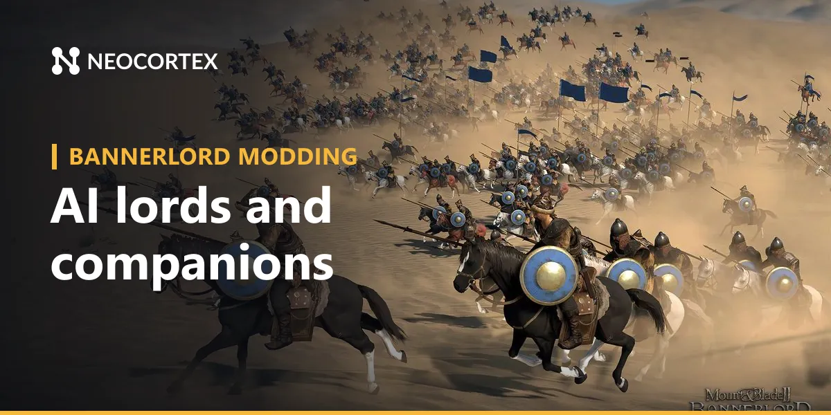 Build a Bannerlord AI NPC mod with Neocortex: lords who negotiate, battle voice commands, peace talks and a heraldry quiz, plus notes for Warband modders.