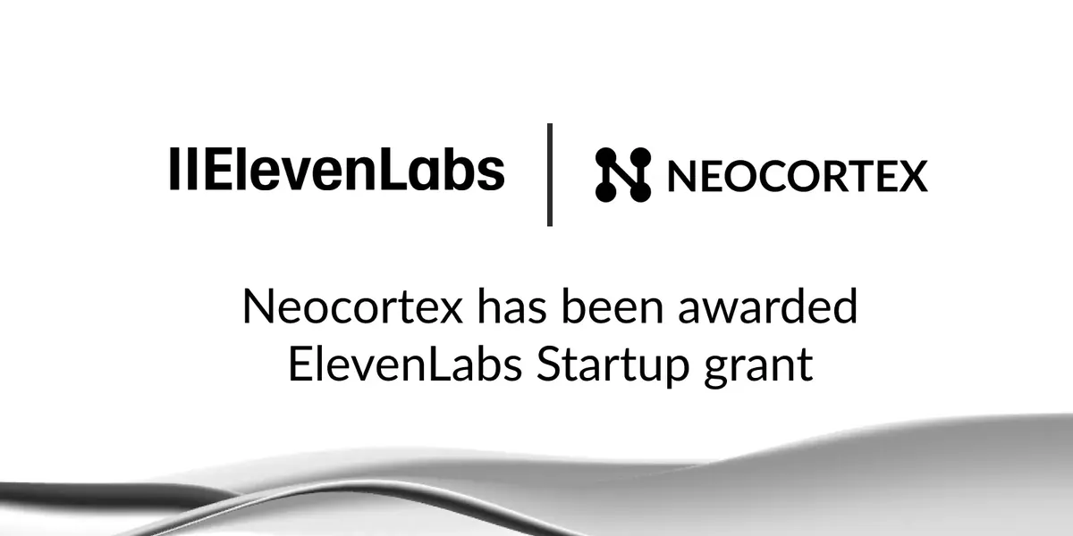 Neocortex received an ElevenLabs Startup Grant, helping us make the voices of AI characters and smart NPCs in games more expressive and natural.