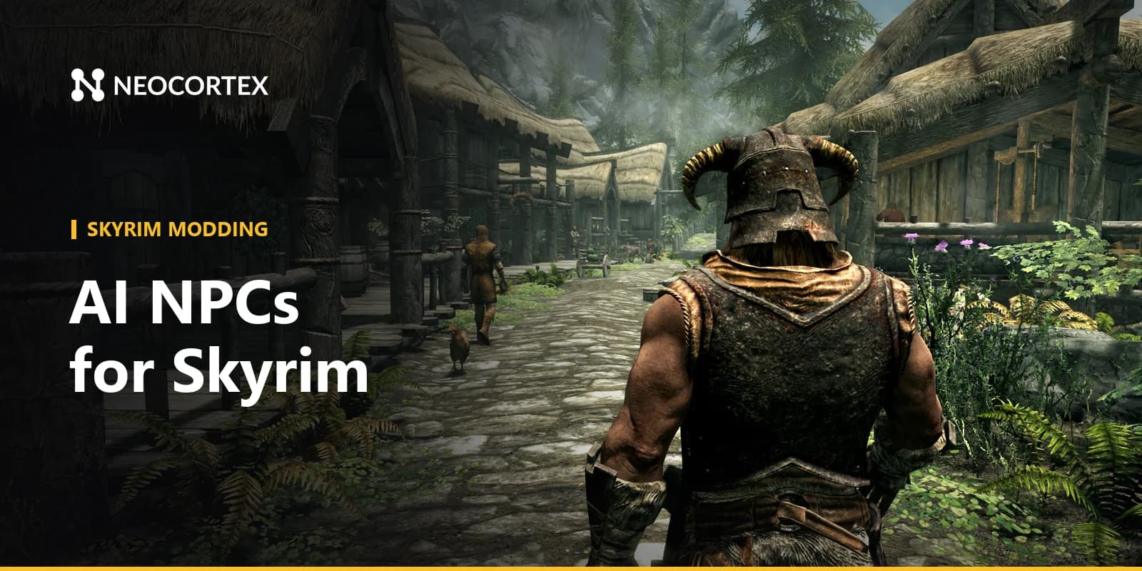 Build a Skyrim AI NPC mod with Neocortex and SKSE: followers and innkeepers that talk back, quest-giver flows, lore quizzes and on-device voice commands.