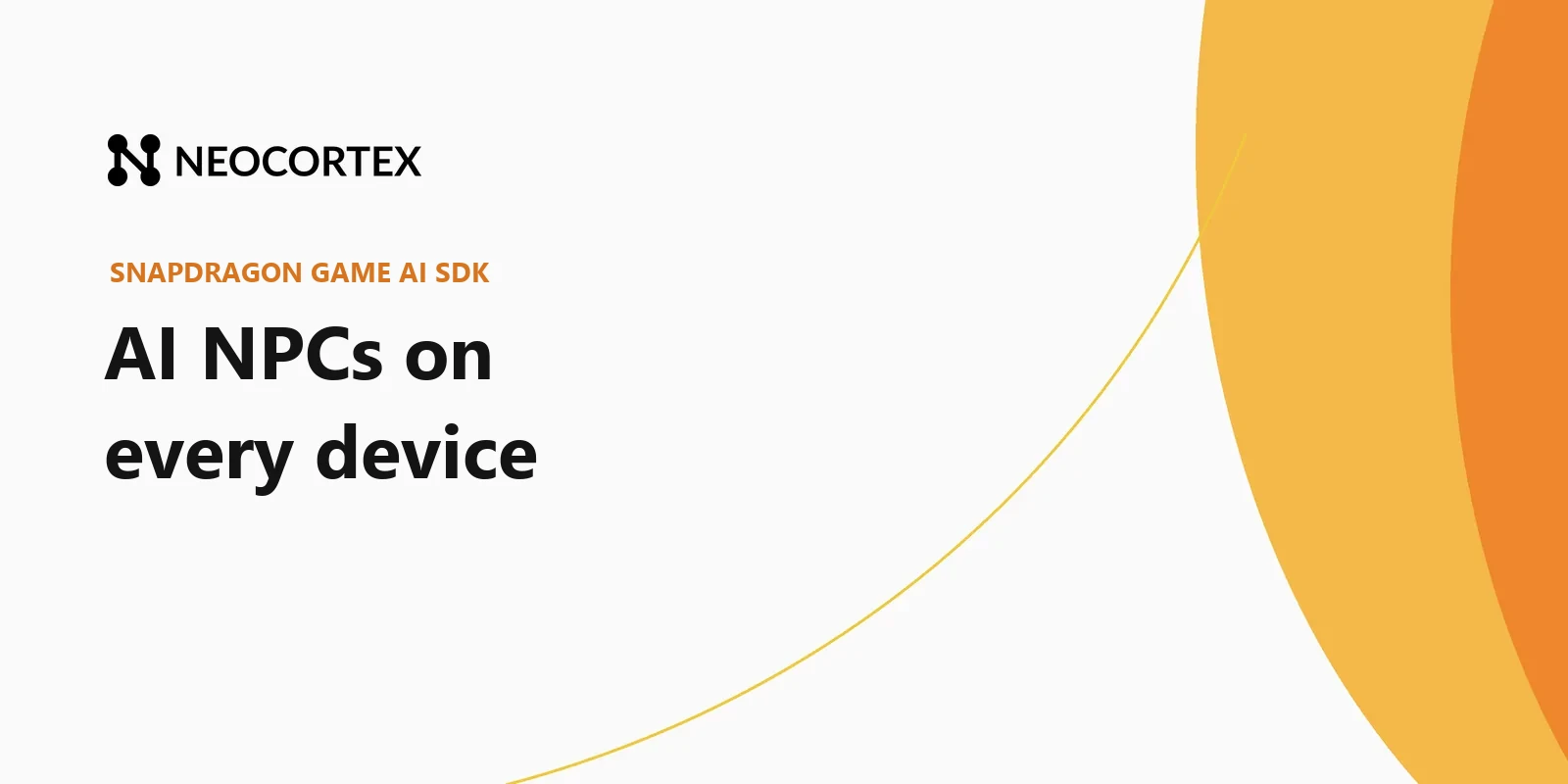 What the Snapdragon Game AI SDK offers for on-device NPCs on Snapdragon NPUs, and where Neocortex fits for games that ship across hardware or run offline.